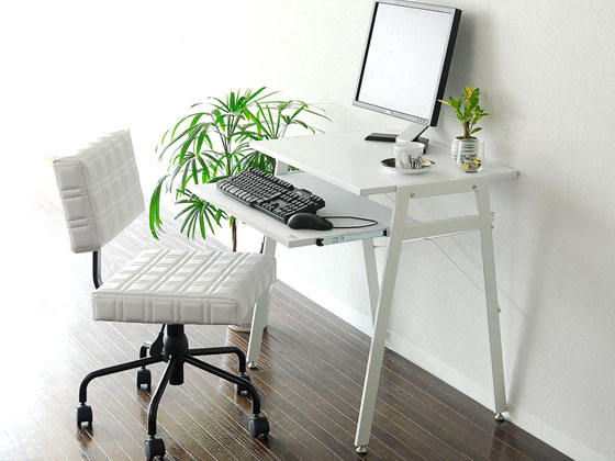 Air Rhizome Computer Desk Desks Keyboard Tray Of Space Design Computer Desk Desks Keyboard Tray Of Space Design Simple Stylish Pc Frint Flint White