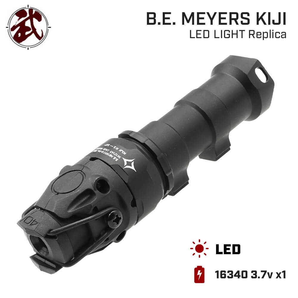 【ゲリラSALE中！】高光量LEDモデル 【 SOTAC 製】 B.E. MEYERS タイプ KIJI イルミネーター レプリカ K10 LED プッシュスイッチ リアル刻印 ハードアナダイズド BK | 東京マルイ エアガン ガスガン 電動ガン ウェポンライト ウエポン IRイルミネーター