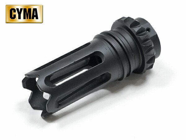 楽天市場】【 CYMA 製】 14mm逆ネジ対応 P90 サイレンサー