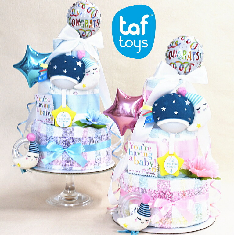 7月23日(木)★発送可能★おむつケーキ 出産祝い 3段 タフトイ ぬいぐるみ 名入れ可 男の子 女の子 今治タオル付き ベビーギフト Sassy おしゃれ 人気 ランキング入賞 送料無料 即日発送対応|おむつケーキ専門店アイリムベビー