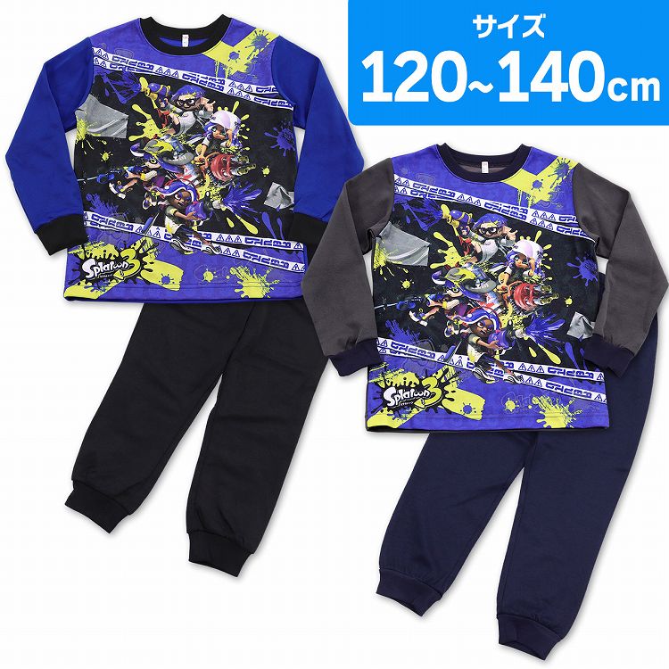 スプラトゥーン3 光るパジャマ 140cm 長袖 長ズボン - 通販 - professor.escolameninojesus.com.br