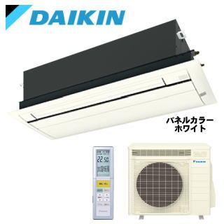 ★最大2,500円クーポン配布中★☆【500円OFFクーポン有】【メーカー直送（取寄商品）】【送料無料(沖縄/離島除く)】ダイキン■S40ZCRV■（フラットパネル込）※室外電源/単相200V【天埋カセット1方向-うるるとさらら】【シングルフロー】[主に14畳用]（※加湿ホース別売）｜エアコン専門店 エアコンのマツ