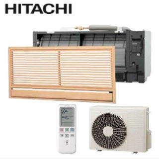 ★枚数限定！最大2,300円クーポンあり★【500円OFFクーポン有】【送料無料(沖縄/離島除く)】日立 RAJ-A25SD ※単相200V/室外直結[前面グリル・据付枠込]【壁埋込形】[主に8畳用][メーカー直送]｜エアコン専門店 エアコンのマツ