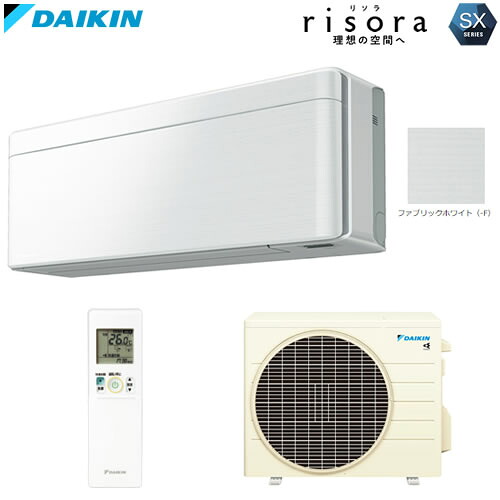S363ATSS-F 主に12畳用 risora 薄さと色で比類のない人の位相空間を彩るスタイリッシュエアコン