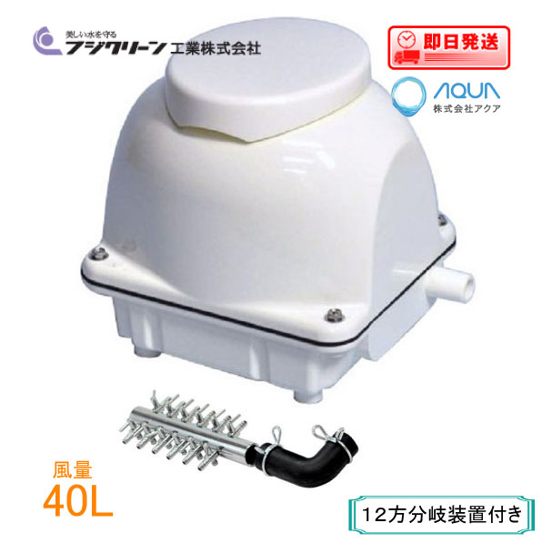 AP-30P（4方分岐装置付き）安永エアポンプ ブロア 水槽 中古美品