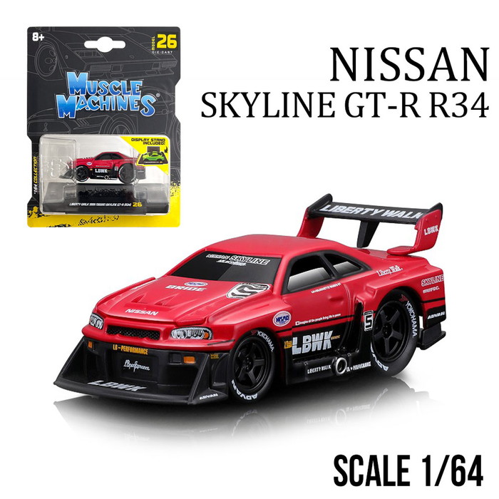 楽天市場】TIMEMICRO 1/64 日産 スカイライン GT-R R34 シルバー