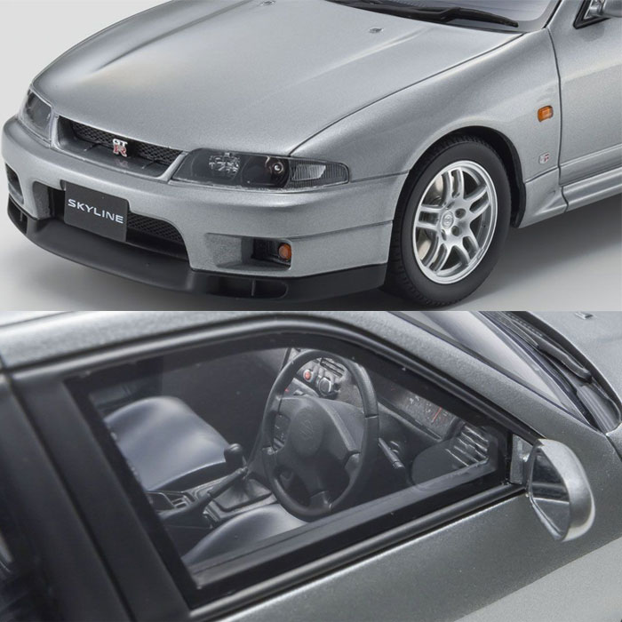 楽天市場 日産 スカイライン Gt R オーテック バージョン ミニカー 京商 Samurai Nissan Skyline Gt R Autech Version Silver 1 18 スケール Ksrs メンズ ギフト 誕生日 記念日 送料無料 エアージェイ 楽天市場店