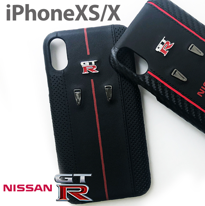 楽天市場】iPhoneXR ケース ニスモ nismo GT-R テンアール 本革 背面