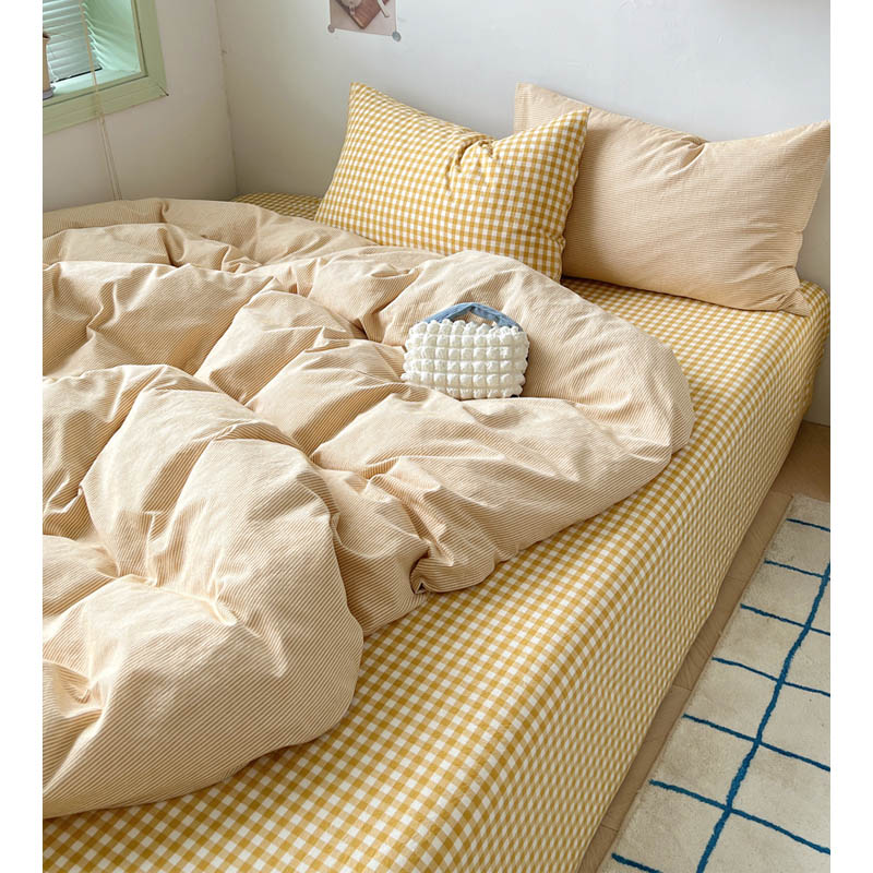 Ralph Lauren 掛け布団カバー チェック、格子縞、ライトベージュ Ralph