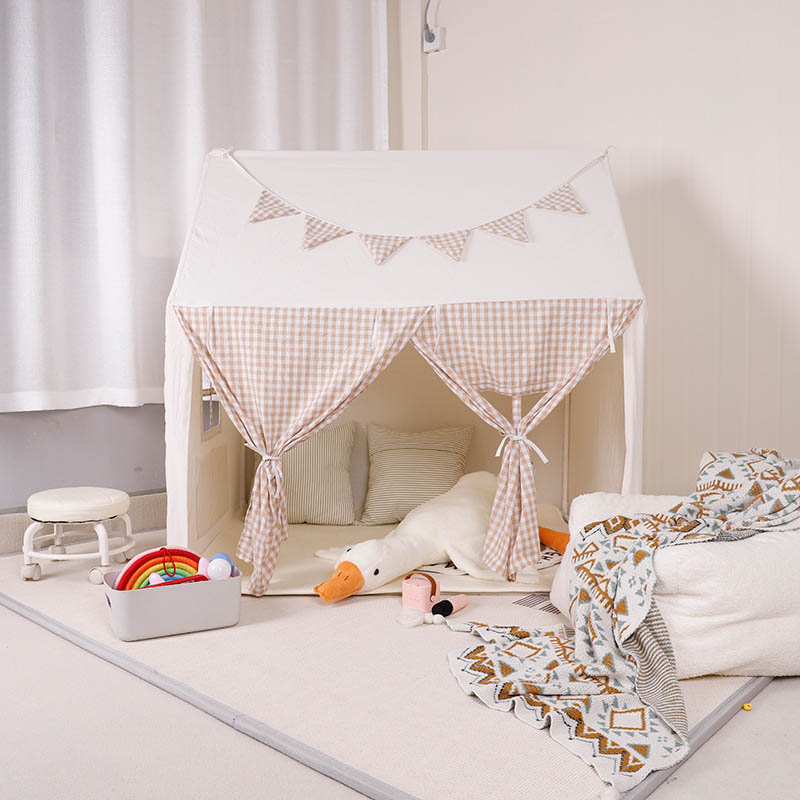 子供テント 女の子 男の子 キッズテント 上品 睡眠テント プレゼント 子供部屋 プレイハウス 北欧 可愛い 大きいスペース ままごと テントハウス おもちゃ 子供 テント 秘密基地 室内 子供用キャンプ ままごと 組み立簡単 玩具収納 遊び場 プレゼント 送料無料｜えあとんショッピング