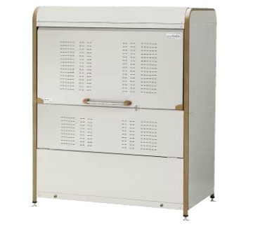 【ヨドコウ】ダストピット Mタイプ DPM型 DPMA-1850 W150&times;D90&times;H184cm 1850L 45Lごみ袋約41個 約27世帯【スチール製 組立式 業務用大型ゴミ箱 ゴミステーション 屋外 大容量 アパート マンション 町内会 自治会 飲食店 カラス 猫 ゴミ集積所 ゴミストッカー】｜あいる専門館