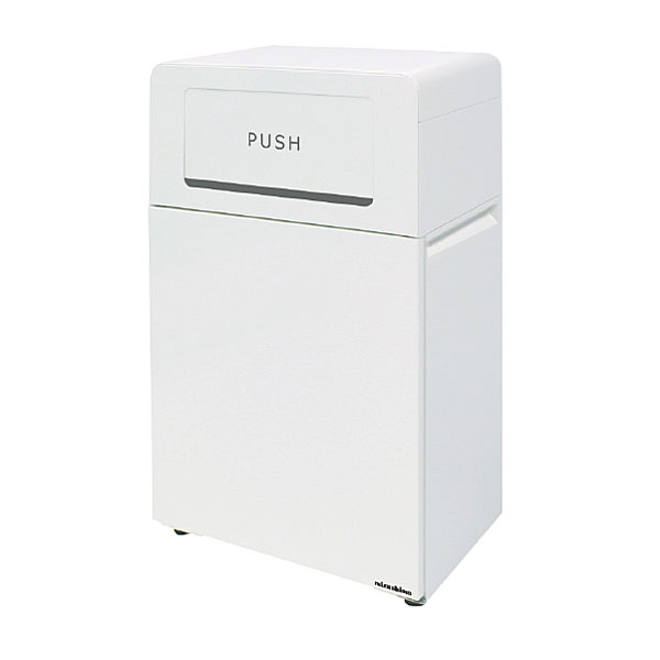 ダストハウス #55 W54×D36×H94cm 容量約60L【スチール製ボディ アジャスター付き 中容器付き 業務用分別ゴミ箱 屑入 ダストボックス 屋外使用可 ショッピングセンター コンビニ オフィス 自動販売機 ミヅシマ】