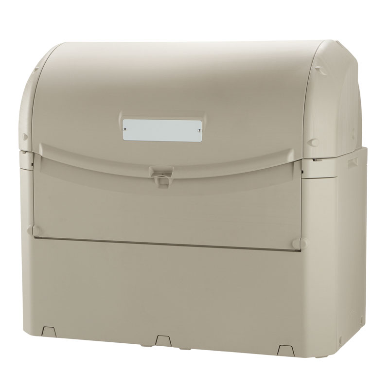 【法人宛専用】ワイドペールST1200 キャスターなし 147×85×H133cm 1200L 45Lごみ袋×約26個 約17世帯【配送先名に会社名や店舗名必須・個人名のみ不可 リッチェル 業務用大型ゴミ箱 ゴミステーション アパート マンション 町内会 自治会 カラス 猫 ゴミストッカー】