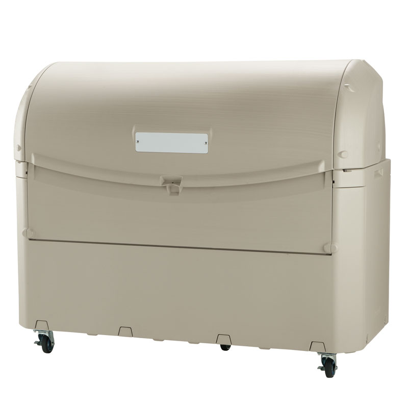 【法人宛専用】ワイドペールST1500 標準キャスター(10cm)付き 178×85×H146.5cm 1500L 45Lごみ袋約33個 約22世帯【配送先名に会社名や店舗名必須・個人名のみ不可 リッチェル 業務用大型ゴミ箱 ゴミステーション アパート マンション 町内会 自治会 ゴミストッカー】|あいる専門館