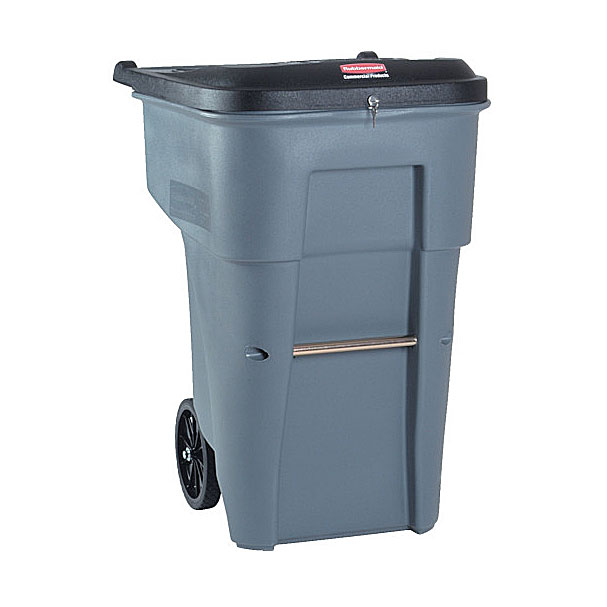 【在庫限り】ブルートロールアウトコンテナ 機密文書廃棄用 359.6L グレイ 9W118875 W69.3×D89.9×H115.8cm 【分別ゴミ箱 ストッカー コンテナ 大型コンテナ スーパー 工場 業務用 屋内用】