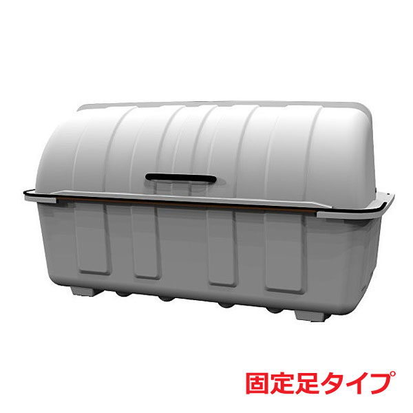 【法人宛専用】ジャンボステーションJ2000BK(固定足) 仕切板1枚付き W224×D114×H135cm 2000L 45Lごみ袋×約44個分 約29世帯【配送先名に会社名や店舗名必須・個人名のみ配送不可 業務用 大型ゴミ箱 ゴミステーション マンション 町内会 自治会 カイスイマレン】