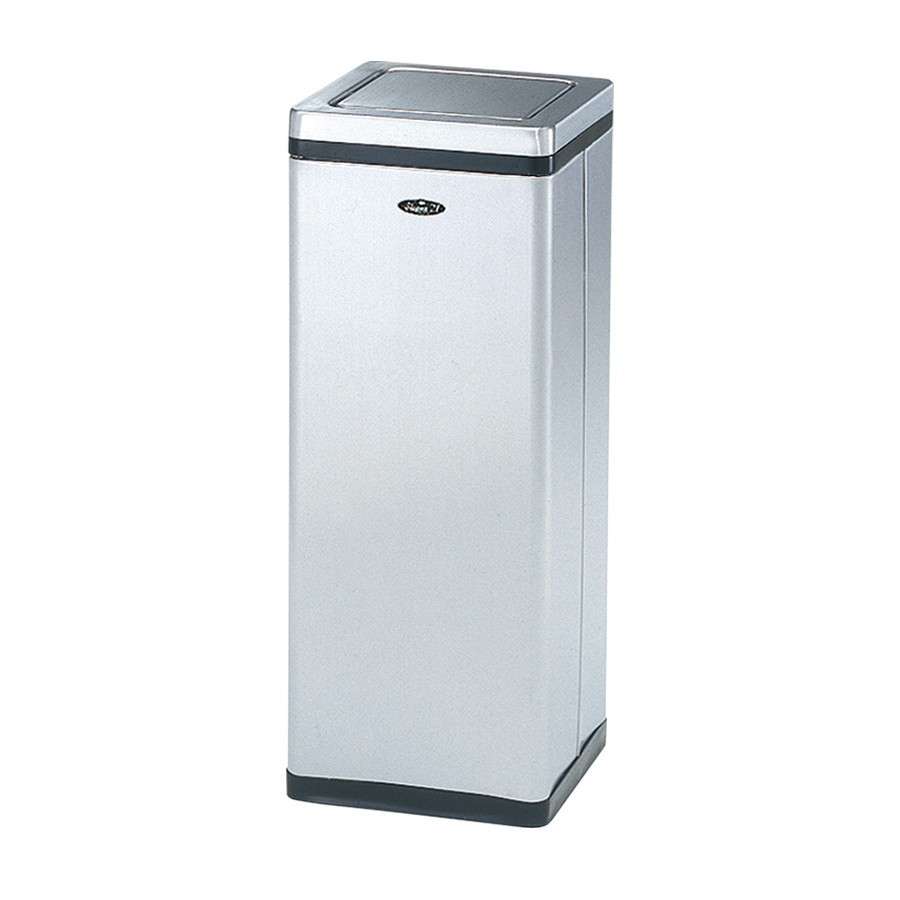 角型ロータリー屑入 Bライン 中缶付 ステンレス RSL-Z-2N 容量約15.6L 幅240×奥行240×高さ600mm 【中容器付き ステンレス製ボディ 回転ふた付き 業務用分別ゴミ箱 給湯室 ビル オフィス 事務所 ぶんぶく】 14,936円