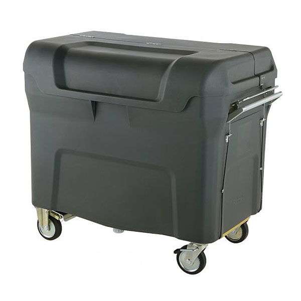 【法人宛専用】キャリングカートN 550HB(お手々うち切り付き添い人) 122.5×78×H107糎 550L 45Lくず物袋×約12個 耐荷重140～200kg【送りとどける先名に会社組織名やバス発着場名至要たる・人間名のみ不可 御役目用 室内 室内用 ゴミ納める ゴミリコール ゴミ持ちはこぶ 手押し車 持ちはこび リッチェル】
