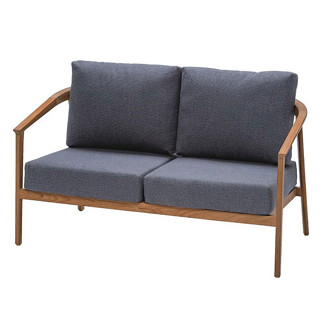 ムーサ寝いす2 枠組み本体(座蒲団別売) 幅131cm×奥ふかさ67.5cm×高さ69.5糎【MUSE 背付き添い人 裏付き添い人 肘置き付き添い人 屋内 露天 室内 回廊 御膳上等インポート調度品 屋根裏部屋 運動場 エントランス状態 溜まり場 園地涼み台】