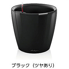 【松尾取り引き】レチューザプレミアム クラシコ・滑稽者43(漆色つや：黒いこと)根もと灌水仕掛ける付き添い人 差しわたし43×高さ40糎 LE-1043AJ-B【インポートプランター ＦＲＧ製 今めかしい 泊まり 水のやり過ぎ押しとどめる 水やり出現率引き下げ 長い間水やり不必要 屋内 室内】