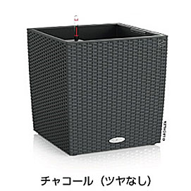 【松尾取り引き】レチューザエコノミー コテージ・正六面体(色つや：濃灰色)根もと灌水仕掛ける付き添い人 幅40×奥ぶかさ40×高さ40糎 LE-6440C【インポートプランター 今めかしい 泊まり 網目完成 露台 水のやり過ぎ押しとどめる 水やり出現率引き下げ 長い間水やり不必要 室外 屋内 室内】