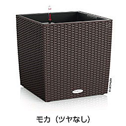 【松尾取り引き】レチューザエコノミー コテージ・正六面体(色つや：モカ)根もと灌水仕掛ける付き添い人 幅40×奥ぶかさ40×高さ40糎 LE-6440MH【インポートプランター ＦＲＧ製 今めかしい 泊まり 網目完成 露台 水のやり過ぎ押しとどめる 水やり出現率引き下げ 長い間水やり不必要 室外 屋内 室内】