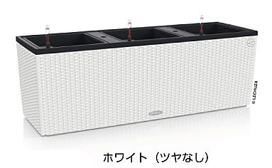 【松尾営利主義】レチューザエコノミー コテージ・3重協奏曲40(色つや：白いこと)根もと灌水書き割り付き添い人 幅130×奥ふかさ42×高さ44珊 LE-6640W【インポートプランター 今めかしい 旅人宿 網目完成 露台 水のやり過ぎ押しとどめる 水やり発生率押さえる 長日月水やり不必要 室外 屋内 室内】