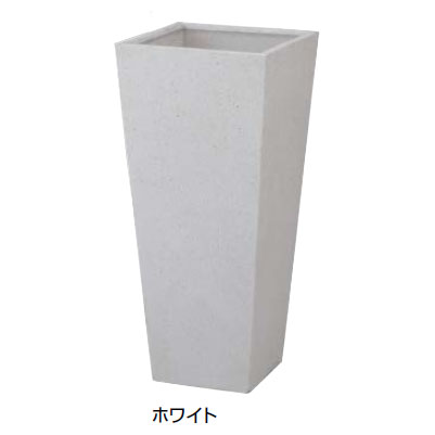 ポリテラゾ ロングポット アレグロ 小 PIA-L01S お月さま薄墨色/薄墨色/白いこと 幅35cm×奥ぶかさ35cm×高さ75糎 50L【角型 プランター 大型プランター ガーデニング バス発着場 設立 泊まり 鷹見せ物 】