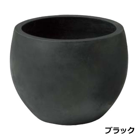 ともし火セメント質 コカブ 大 LAM-06L 黒いこと/薄墨色 差しわたし57.5cm×高さ42糎 85L【丸形 丸型 プランター 大型プランター ガーデニング バス発着場 設立 泊まり 鷹見せ物 】