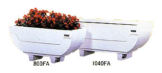 大型プランター F続きもの 1040FA 長さ100×幅40×高さ40糎(深さ33糎・網上30糎) 土静電容量70L【大型プランター FRP製プランター プランター 大型FRP製プランター 大型プランターFRP製】
