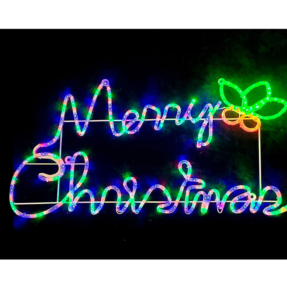 2Dモチーフ メリークリスマスミックス L2DM001【コロナ産業 イルミネーション モチーフ LED 照明 ライト ガーデン装飾 クリスマス】｜あいる専門館