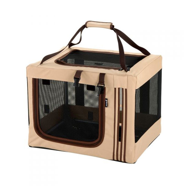 法人宛専用 配送先名に会社名や店舗名必須 個人名のみ配送不可 たためる3wayペットケージ 5 ブラウン 犬 猫 超小型犬 ケージ 持ち運び 折りたたみ リッチェル Natural Gaz Org