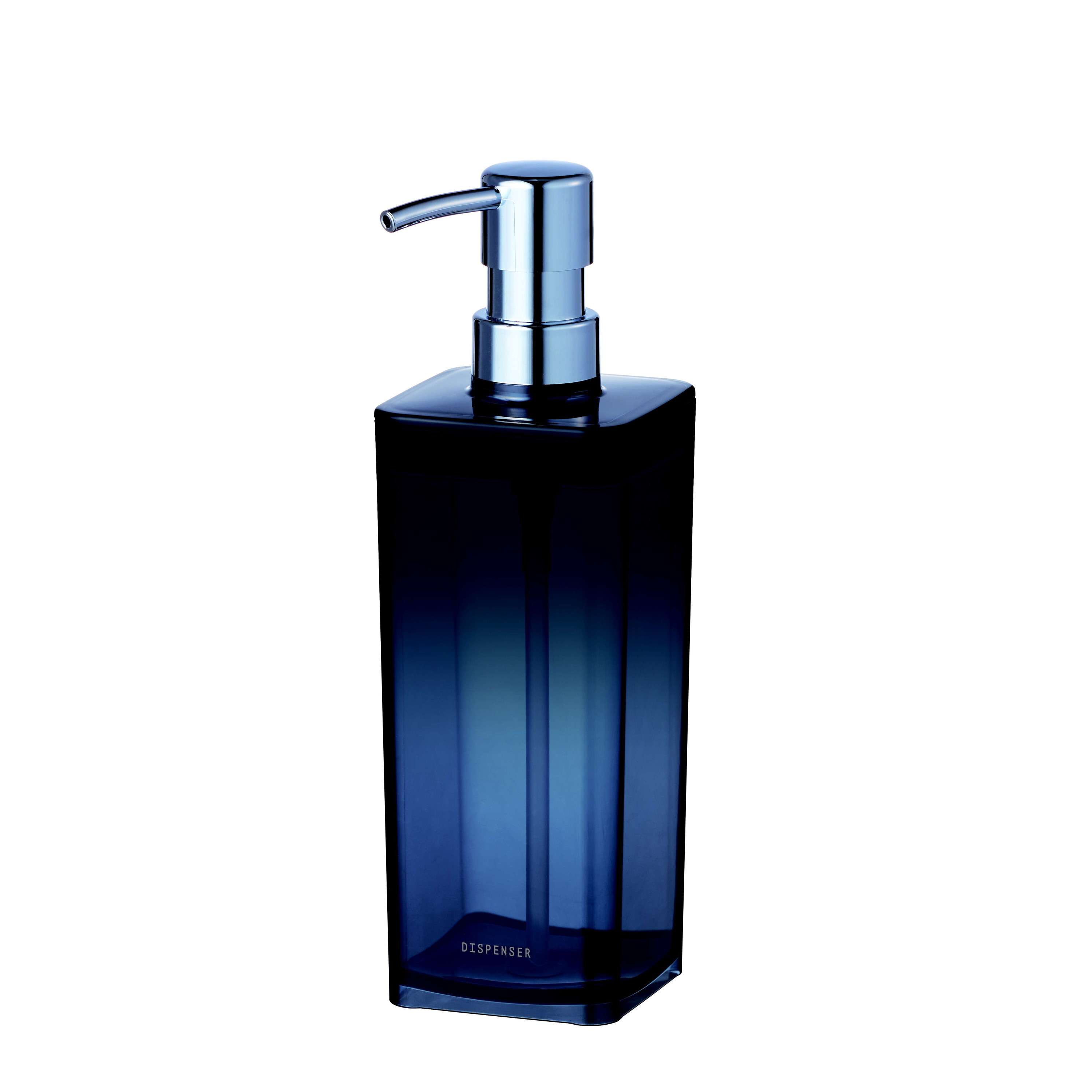 楽天市場】ディスペンサー スクエア 550ml ネイビーブルー N550