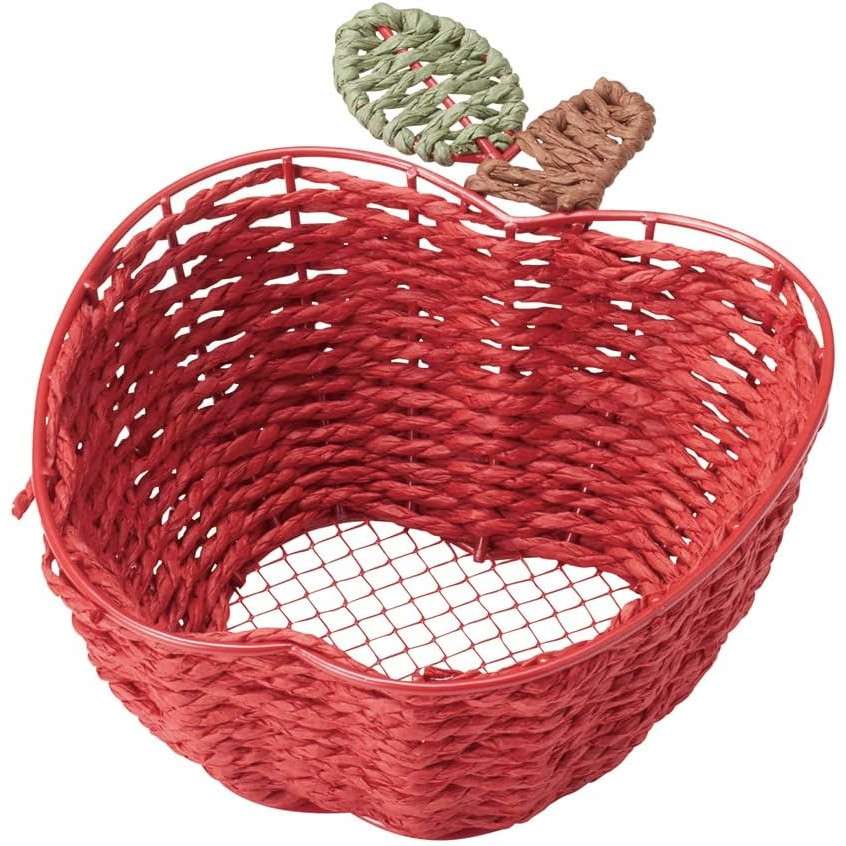 ウッドウィック　アップルバスケット 楽天市場】果物入れ かご / りんごバスケット Sサイズ CK-16 [12701