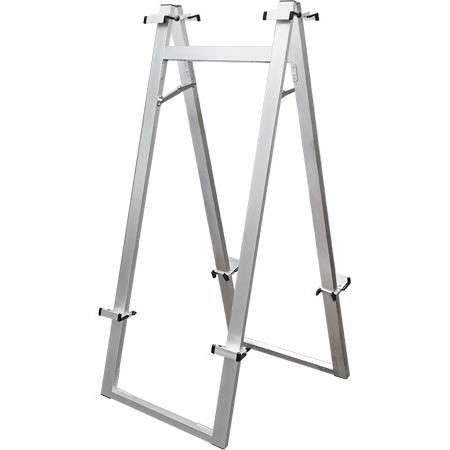 アルミフリーイーゼル430タイプ両面 AFEZ430R【W430×D620×H1180mm A2/B2/A1 両面 2面 対応パネル寸法Ｗ480~650/H550~1100/t\u003d30mm以下 頑丈 屋外対応 パネル ポスター スタンド 常磐精工】