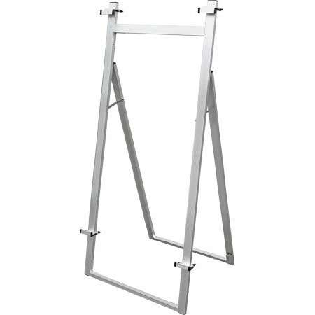 アルミフリーイーゼル600タイプ AFEZ600【W600×D530×H1475mm A1/B1/A0 片面 対応パネル寸法W650~900/H600~1400/t=30mm以下 頑丈 屋外対応 パネル ポスター スタンド 常磐精工】|あいる専門館