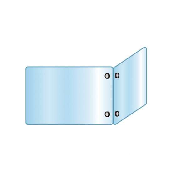 アクリルパーテーション二面タイプ 600&times;900&times;600 APT2F600X900X600【W600&times;H900mm＋W600&times;H600mm L字型 感染症対策 卓上 常磐精工】｜あいる専門館