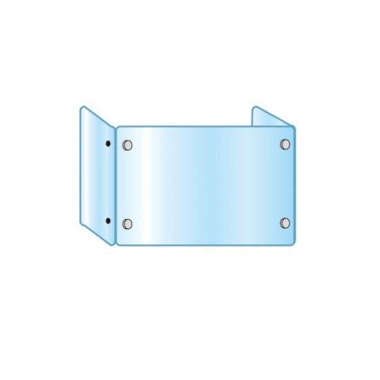 アクリルパーテーション三面タイプ 600&times;900&times;300 APT3F600X900X300【W900&times;H600mm&times;1枚＋W300&times;H600mm&times;2枚 コの字型 感染症対策 卓上 常磐精工】｜あいる専門館
