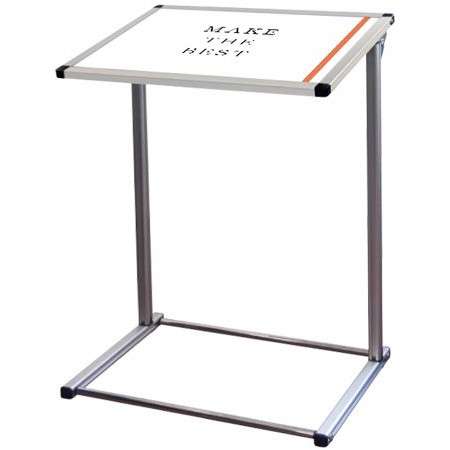 フロアバリウススタンドN型 アクリルタイプ A3横 FVANAC-A3Y【W456×D420×H920mm ポスタースタンド 屋外対応(ポスターには耐水加工必要) 常磐精工】
