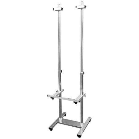 PAパネルスタンドTW脚 15TWK-B 片面 樹脂輪キャスター付 PA15TWK-B【W400×D400×H880～1440mm A1/B1/A0 片面 対応パネル寸法Ｗ400~1100/H800~1300/t\u003d30mm以下 キャスター付き 高さ調整可能 ポスタースタンド パネルスタンド 屋内用 常磐精工】