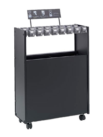 StoreStyle 傘立Case16 文字盤 16本立 W70×D37.5×H112.4糎 UB2712160【鍵電話番号うつり変わり可 キャスター付き添い人 マスターキー付き添い人 文字盤鍵を掛ける 文字盤錠 精神的な統合式 御役目用鍵付き添い人傘立て 海水浴場 銭湯 執務室建造物 寄託図書館 ホスピタル テラモト】