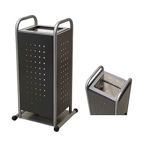かさっぱ ふくろポイ W42.6×D36.5×H77cm【約300枚回収可能 傘袋回収用ダストボックス 業務用 屋内用 ビル オフィス 事務所 ショッピングセンター 病院 ミヅシマ】