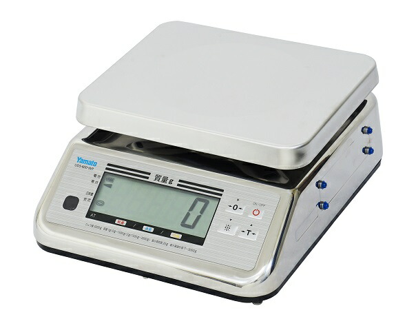 大和製衡 雨合羽型デジタル上皿はかり UDS-600-WPK-15 雨合羽 【15kg】【検見品】 御勤め用