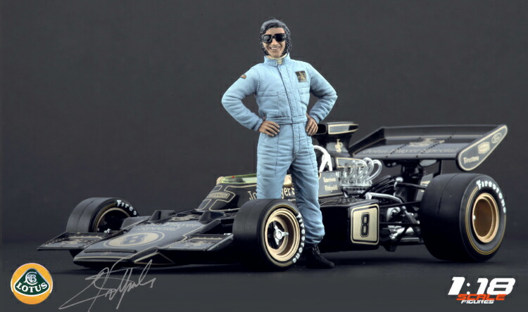 空想科学小説 Scale Figures 1/18 エマーソン・フィッティパルディ 図形 芙蓉 Emerson FITTIPALDI ※ミニカーは属するしません。