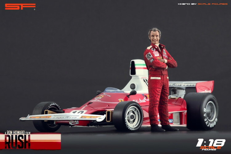 空想科学小説 Scale Figures 1/18 ニキ・ラウダ 図形 Nicki Lauda ※ミニカーは属するしません。