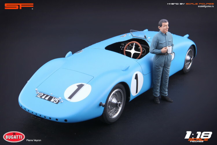 空想科学小説 Scale Figures 1/18 ピエール・ヴェイロン 図形 ブガッティ PIERRE VEYRON ※ミニカーは属するしません。