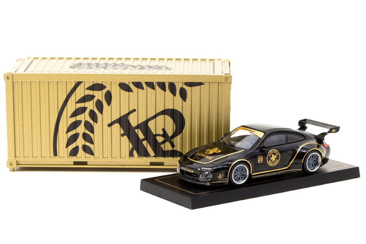 ターマックワークス 1/64 オールド＆ニュー 997 JPS コンテナー付き Tarmac Works 1/64 Old & New 997 JPS with Container