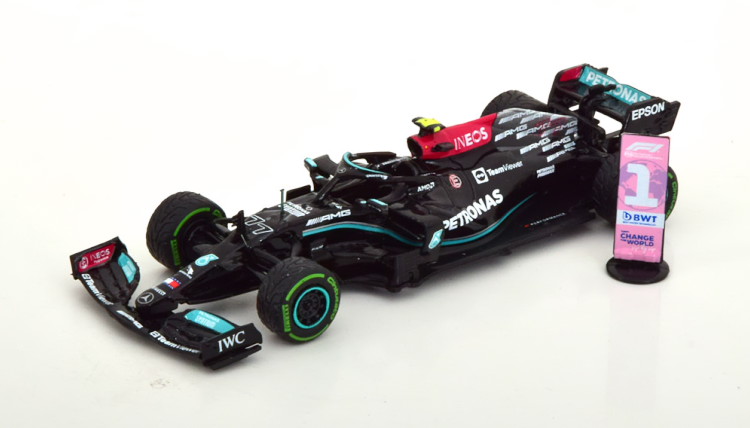 ターマックワークス 1/64 メルセデスベンツ AMG F1 W12 Eパフォーマンス優勝 トルコ GP 2021 Tarmac Works 1:64 Mercedes-Benz AMG F1 W12 E Performance Winner GP Turkey 2021 Bottas