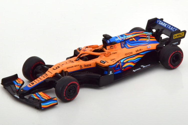 ターマックワークス 1/64 マクラーレン MCL35M アブダビGP 2021 Ricciardo Tarmac Works 1:64 McLaren MCL35M GP Abu Dhabi 2021 Ricciardo