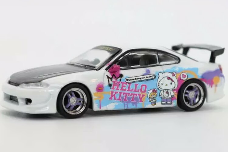 1/64 MCI 日産　sil80　精密ミニカー　シルエイティ　peako Peako Models 1:64 Nissan Sileighty RPS13 (S13) in Blue